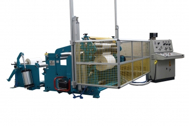 Slitter rewinder converting machine for paper rolls reel to reel - TRMMP