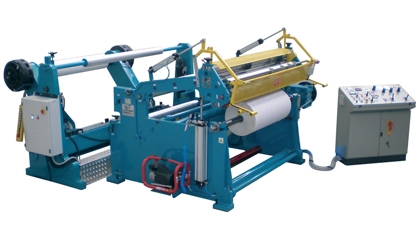 Slitter rewinder converting machine for paper rolls reel to reel - TRM