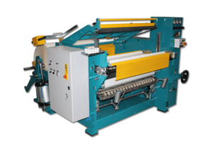 TRL - Cortadora y rebobinadora semi-automatica con enganche de papel manual