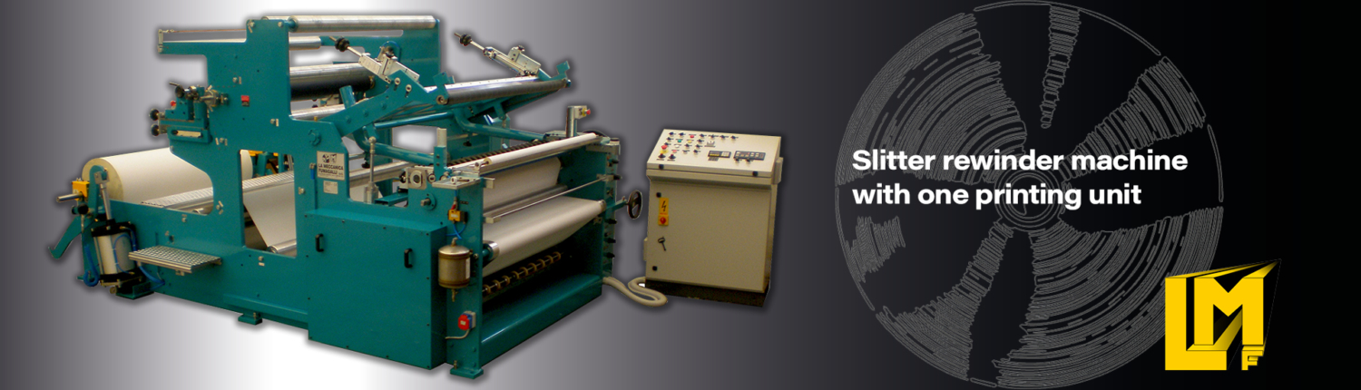 Slitter rewinder machine for paper -TRL-AT-RC - La Meccanica